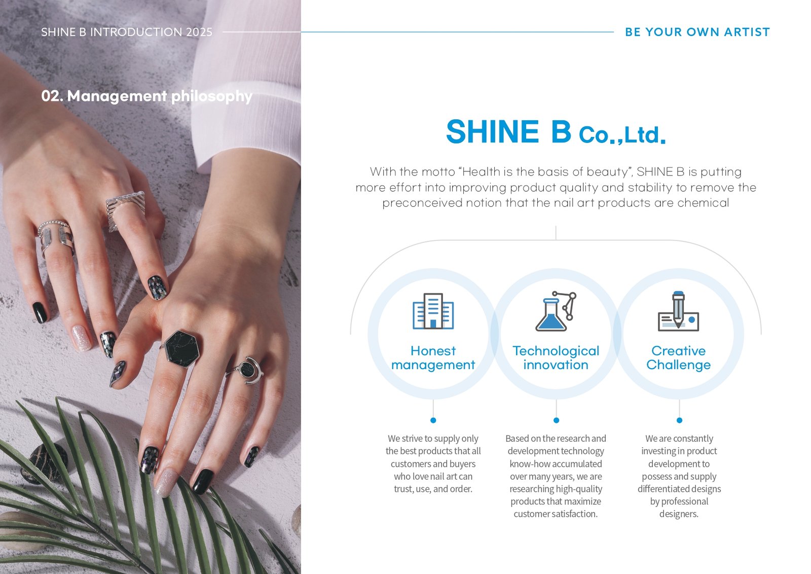 SHINE B Company Introduction Slide 5